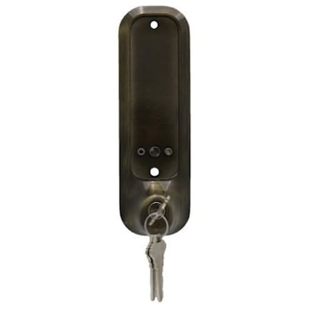 Lockey Add-On Key Override System Antique Brass KOS-AB